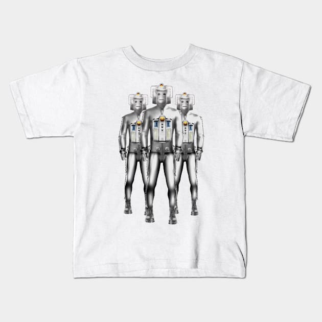 Cyber Invasion Force Kids T-Shirt by Andydrewz